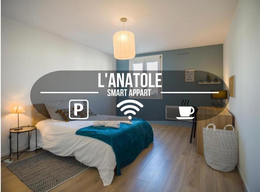 L'Anatole - Wifi - Parking - Centre Ville تروي المظهر الخارجي الصورة